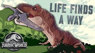 Jurassic World Dinosaur Song “Life Finds a Way”  Official Lyric Video  Mattel Action [upl. by Shiekh]