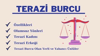 Terazi Burcu Özellikleri Olumsuz Yönleri Terazi Kadını ve Erkeğinin Tipik Özellikleri Ünlüleri [upl. by Amsirp]