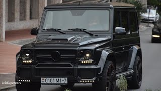 700HP Brabus G700 Widestar in Monaco Hard Accelerations amp Sounds [upl. by Saltsman]