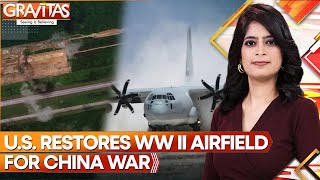 US Restores World War II Airfield To Prepare For Future War With China  Gravitas [upl. by Siryt636]