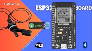 Float sensor module with ESP32  Blynk App [upl. by Rats]