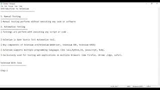 Selenium WebDriver Tutorial 1  Introduction to Selenium WebDriver [upl. by Otilesoj]