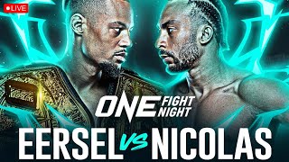 ONE Fight Night 25 Nicolas vs Eersel 2 Live Stream [upl. by Ellicec]