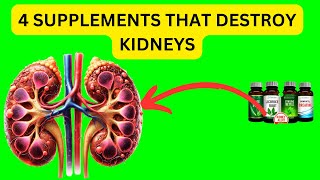 Hidden DANGERS in These 4 Kidney Damaging Supplements [upl. by Niryt]