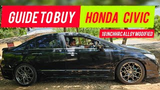 HONDA CIVIC  Ownership Review  Guide to Buy Civic in Preowned market  JDM  18 inch HRC alloy [upl. by Alihs496]