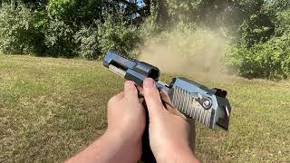 Desert Eagle 50 AE POV firing [upl. by Tiffi]