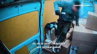 PostNord – Guldtjuvar slog till mitt på blanka dagen 3 minuter [upl. by Aksoyn]