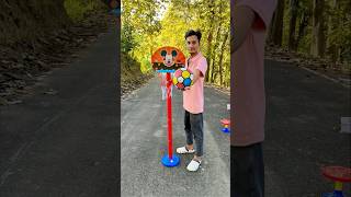 Red￼ Basketball set 🏀 Unboxing Adjustable Indoor amp Outdoor Basketball Game [upl. by Sahc401]