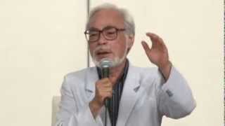 Hayao Miyazaki Press Conference on His Retirement English [upl. by Rebma]