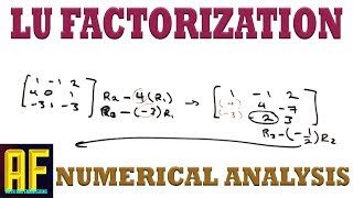 LU Factorization Without Pivoting and Finding the Determinant [upl. by Faythe]