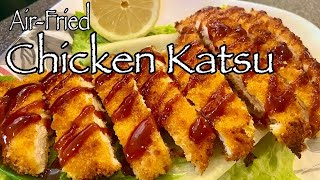 CHICKEN KATSU FAST amp EASY AIR FRIED IN THE NINJA FOODI GRILL [upl. by Eleni284]