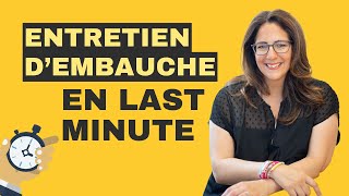 Comment préparer un entretien dembauche en urgence  plan d’action simple et rapide [upl. by Lentha]