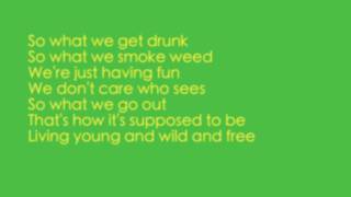 Snoop Dogg amp Wiz Khalifa  Young Wild and Free ft Bruno Mars Lyrics [upl. by Schaumberger]