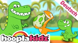 Dinosaurier lied  Kinderreime Und Kinderlieder  Tierisches Lied  HooplaKidz Deutsch [upl. by Asilram6]