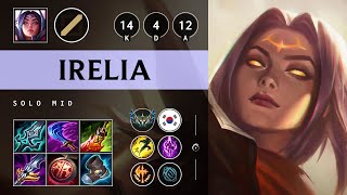 Irelia Mid vs Aurora Rampage  KR Challenger Patch 1416 [upl. by Samal]