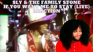 Sly and The Family Stone If You Want me To Stay reaction [upl. by Bashee]