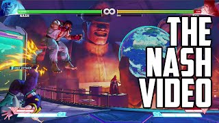 Street Fighter 5 Nash Combo Video [upl. by Timoteo]