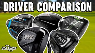 Golf Drivers Comparison  PXG 0211 G425 Max SIM2 Max Epic Max TSi1 [upl. by Accebor]