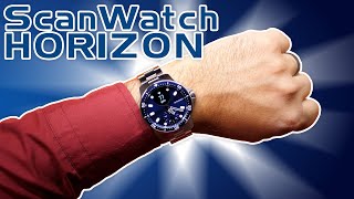 Scanwatch Horizon SmartWatch  Die HybridSmartWatch von Withings  der ersten Eindruck [upl. by Ayahc904]