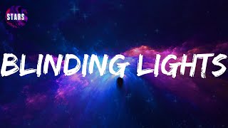 Lyrics Blinding Lights  The Weeknd  Billie Eilish Lvly MIX [upl. by Seigel340]