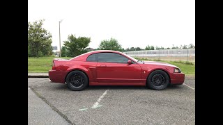 INSANE TERMINATOR 2003 Ford Mustang SVT COBRA PULLS  ACCELERATIONSUPERCHARGER WHINE [upl. by Gavrielle]