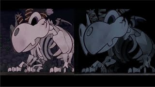 BONETAIL BOSS FIGHT COMPARISON Paper Mario TTYD Remake vs Original [upl. by Akerdal195]