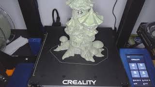 Fates End Fairy Tower Decorative 3d Print Time Lapse [upl. by Aikemaj]