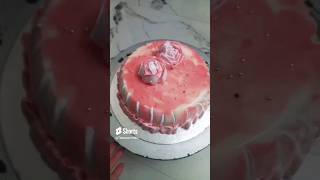 Simple Glaze CakeGlaze Cakecake ytshorts birthdaycake youtube youtube shorts [upl. by Boy132]