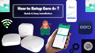 How to set up the EERO 6 Mesh WiFi  EERO 6 Setup [upl. by Etiuqal]