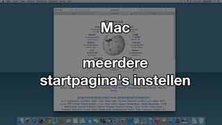 Meerdere startpaginas instellen VideoBytes  Mac [upl. by Delmer]