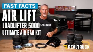 Air Lift LoadLifter 5000 Ultimate Air Bag Kit Fast Facts [upl. by Roach]