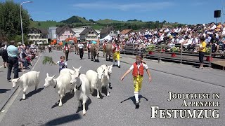 Festumzug am 372022  31 Nordostschweizerisches Jodlerfest in Appenzell 1372022 [upl. by Eelarak]