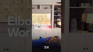 Elbows In Workout  Caroline Girvan  Workout shorts shorts shortvideo shortsfeed [upl. by Rotceh]