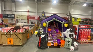 Bunnings Warehouse Halloween Decor Full Tour 2024 [upl. by Trebbor]