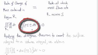 03a2 Conservation of Mass Eulerian [upl. by Chor219]