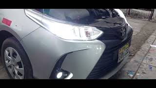 FAROS NEBLINEROS TOYOTA YARIS 2022 INSTALACION [upl. by Katt]