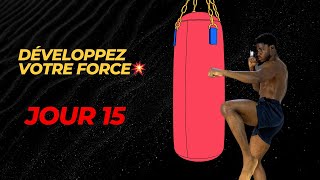 Kickboxing Power Boost  Développez Votre Force  Jour 15 [upl. by Linette]