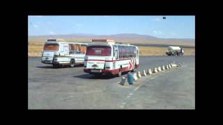 Iran  Von Tehran nach Mashhad Ausschnitte einer langen Busfahrt [upl. by Pudendas]