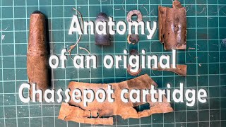 Anatomy of an original Chassepot cartridge [upl. by Gaskins]