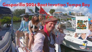 Gasparilla 2024 Boat Invasion [upl. by Zenobia]