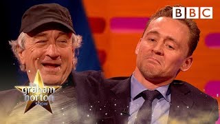 Tom Hiddlestons celebrity impressions  The Graham Norton Show  BBC [upl. by Haiel]