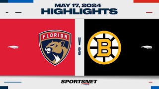 NHL Game 6 Highlights  Panthers vs Bruins  May 17 2024 [upl. by Niowtna]