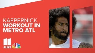 LIVE replay  Colin Kaepernick workout in metro Atlanta [upl. by Yong]