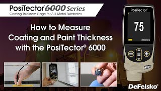 How to Measure Paint and Coating Thickness with the PosiTector 6000 [upl. by Atteloj]