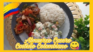 Delicioso Almuerzo Casero Costeño Colombiano  Cocina Con Nelu [upl. by Leonhard]