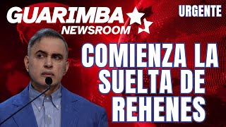 URGENTE  COMIENZA LA SUELTA DE REHENES EN VENEZUELA  GUARIMBA NEWSROOM [upl. by Jos]