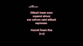 HzRza İmamRza hedis dua ƏmirBeMəruf Mərsiyə [upl. by Albin]