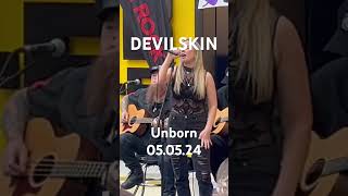 DEVILSKIN Unborn Live amp acoustic Surfacing release Instore 050524 [upl. by Yboj]