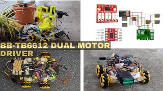 TB6612FNG motor controller Raspberry Pi circuit [upl. by Orteip410]