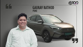 StoriesOfMG  MG ZS EV  Gaurav Rathod [upl. by Introc]